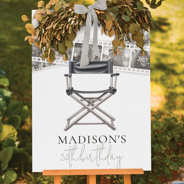 Retro Erwachsene Geburtsdatum Zeichen Personalisie Poster (Von Creator hochgeladen)