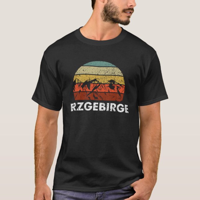 Retro-Erzgebirge T-Shirt (Vorderseite)