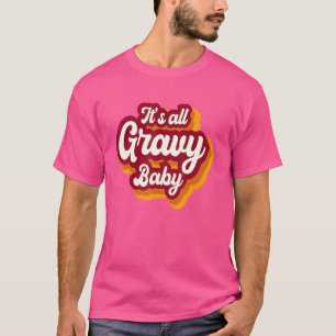 Retro Es ist alles Soße Baby Frohes Thanksgiving 2 T-Shirt