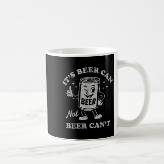 Retro Es ist Bier kann nicht Bier kann nicht Lusti Kaffeetasse