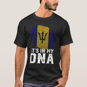 Retro es ist in meinem DNS Fingerprint Barbados Fl T-Shirt