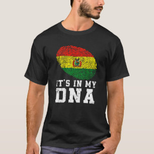 Retro es ist in meiner Dna Bolivien Flag Patriotic T-Shirt