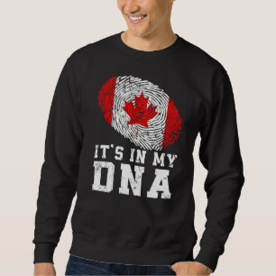 Retro es ist in meiner DNA Kanada Flag Patriotic Sweatshirt