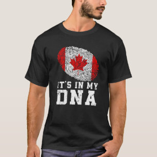 Retro es ist in meiner DNA Kanada Flag Patriotic T-Shirt