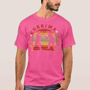 Retro Eskrima Kali Arnis Sparring Escrima Sticks S T-Shirt