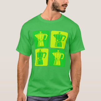 Retro Espresso-Maschine Pop Art retro T-Shirt