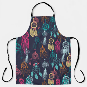 Retro Ethnic Doodle: Dreamcatcher Collection Schürze