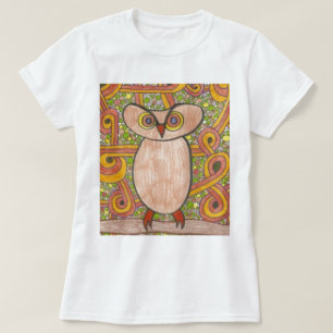 Retro Eule T-Shirt