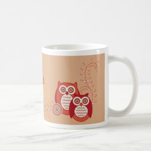 Retro Eulen-NamensTasse Kaffeetasse