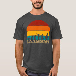 Retro-Evolution des GitarrenspielersAkustische Git T-Shirt