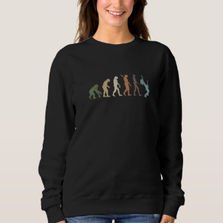 Retro-Evolution des Menschen E-Gitarre Sweatshirt