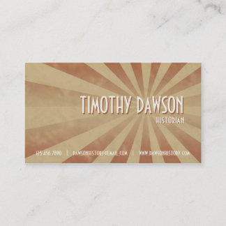 Retro Explosion - Rot Visitenkarte