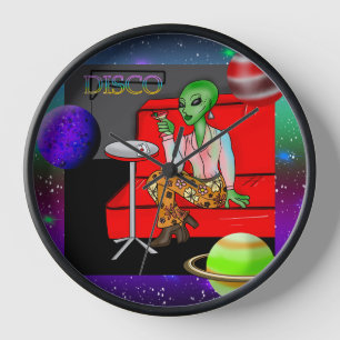 Retro Extraterrestrial in der Disco Lounge aus den Uhr