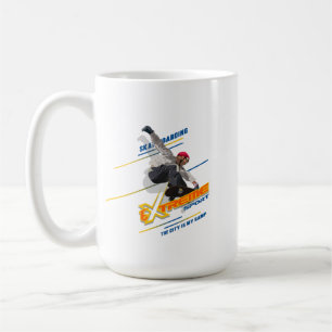 Retro Extreme Sport Skateboarder #15 Klassischer Kaffeetasse