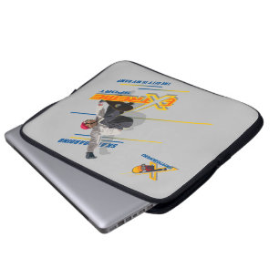 Retro Extremsport Skateboard 15" Laptop-Hülle Laptopschutzhülle