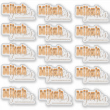 Retro Eyelashes Business Owner Clear Labels