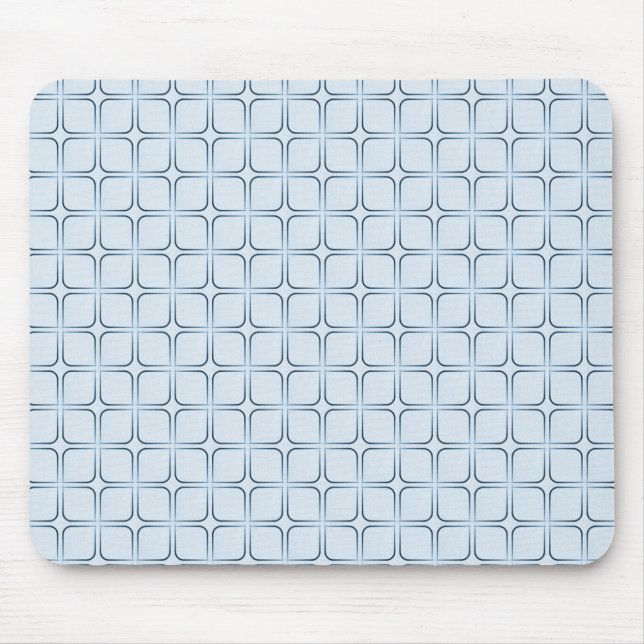 Retro Fab Mousepad, blau Mousepad (Vorne)