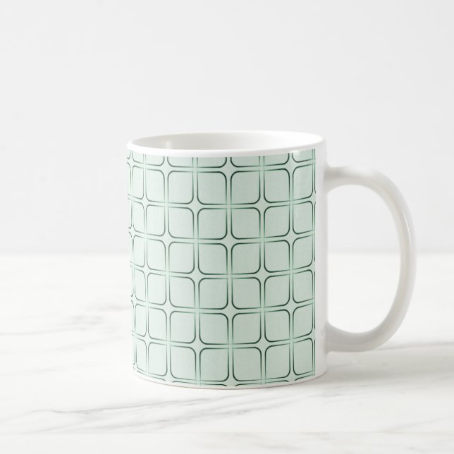 Retro-Fab-Tasse, grün Tasse (Rechts)