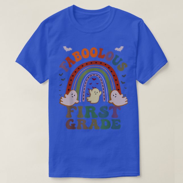 Retro FABOOLOUS 1ST GRADE TEACHER Costume This Is  T-Shirt (Design vorne)