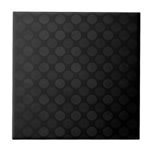 Retro Faded Black Circles Fliese
