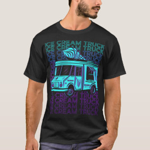 Retro-Fahrer für Eiscreme-LKW T-Shirt