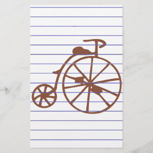 Retro Fahrrad Briefpapier