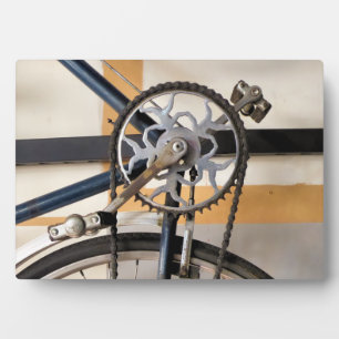 RETRO FAHRRAD FOTOPLATTE