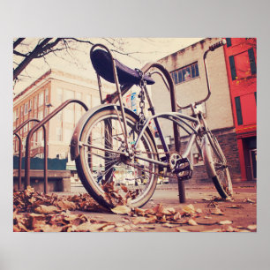 Retro-Fahrrad Poster