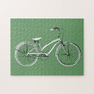 Retro-Fahrrad Puzzle