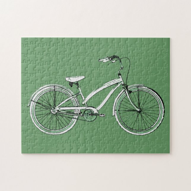 Retro-Fahrrad Puzzle (Horizontal)