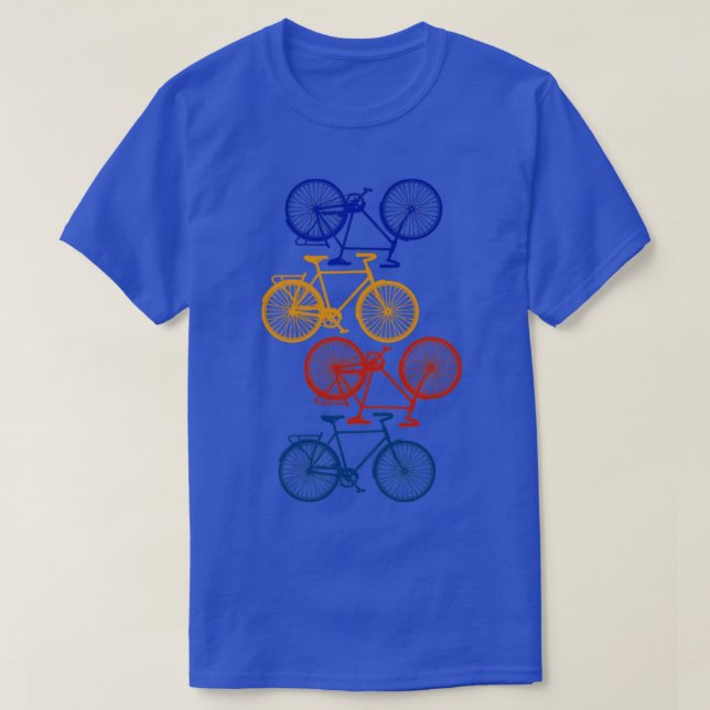 Retro-Fahrrad T-Shirt (Design vorne)