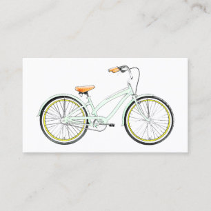 Retro-Fahrrad Visitenkarte