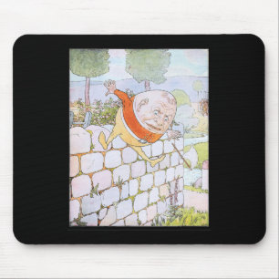 Retro Fairy The Great Fall Humpty Dumpty 1 Mousepad