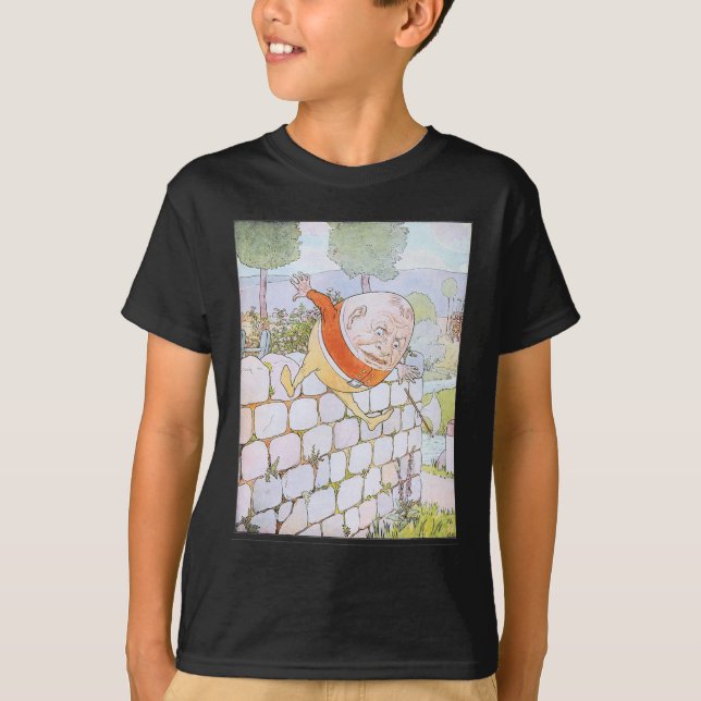 Retro Fairy The Great Fall Humpty Dumpty 1 T-Shirt (Vorderseite)