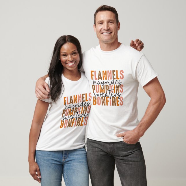 Retro Fall Typografie - Fall T-Shirt (Unisex)