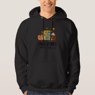 Retro Fall Vibes Bus Driver Life School Bus  Busma Hoodie