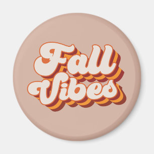 Retro Fall Vibes Magnet