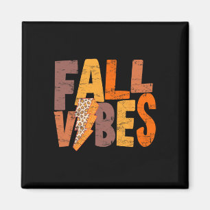 Retro Fall Vibes Pumpkin Saison Männer Frauen Magnet