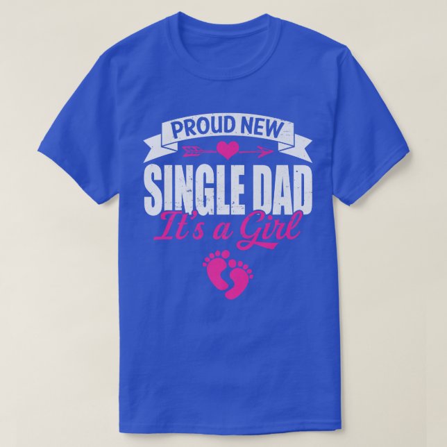 Retro Familie stolz neuen Single Vater Es ist ein  T-Shirt (Design vorne)