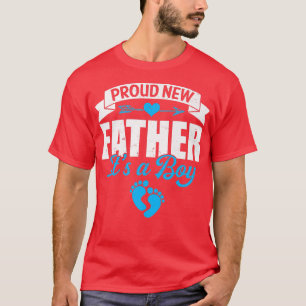 Retro Familie stolz neuen Vater ist es eine junge  T-Shirt