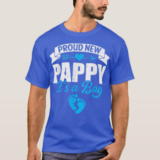 Retro Familie stolz neues Pappy Es ist ein Junge G T-Shirt