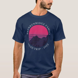 Retro-Familien-Roadtrip-Kundenspezifisch T-Shirt