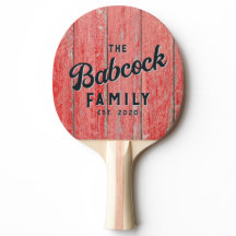Retro Familienname & Jahr von Red Barn Boards