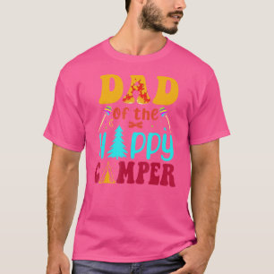 Retro Family Camping Trip Vater des Happy Camper T-Shirt