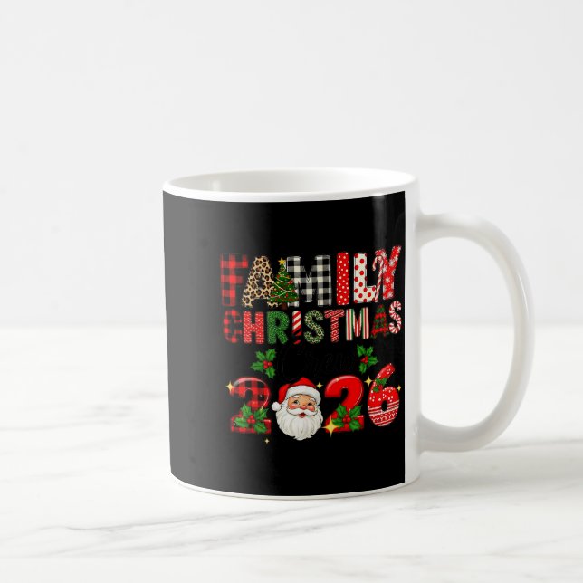 Retro Family Christmas Crew 2026 Squad Family Matc Kaffeetasse (Rechts)