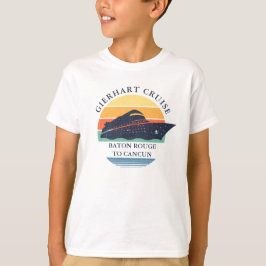 Retro Family Cruise Matching Vacation Custom T-Shirt