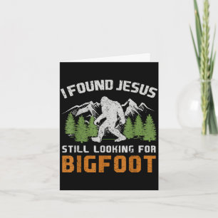 Retro fand Jesus auf der Suche nach Bigfoot-Männer Karte