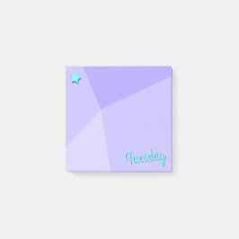 Retro-Farbblockplaner Post-it Klebezettel