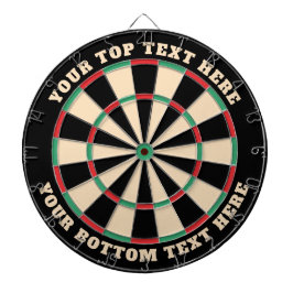 Retro-Farben - Klassischer Dartboard mit benutzerd Dartscheibe