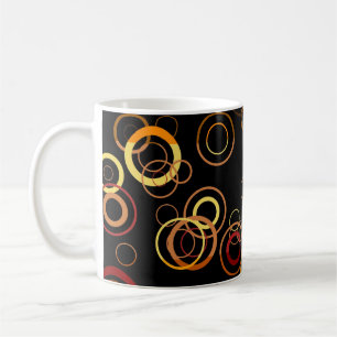 Retro Farbenfrohe 50 Abstrakt Art 3 Tasse